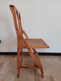 Sedie inginocchiato pieghevoli ex chiesa