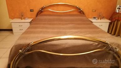 Letto in ottone