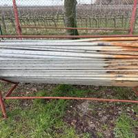 Pali ferro zincato usati per vigna