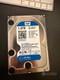 HARD DISK SATA DA 1TB da 3.5 pollici WD