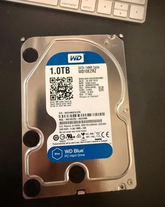 HARD DISK SATA DA 1TB da 3.5 pollici WD