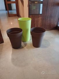 Vasi da giardino in resina e plastica