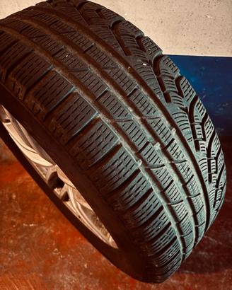 4 GOMME 225/55 R16 CON CERCHI IN LEGA