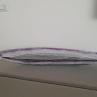 Centro tavola in vetro artigianale