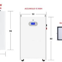 Inverter fotovoltaico 8Kw e accumulo 15 kwh