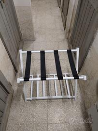 2 porta valigie pieghevoli salvaspazio