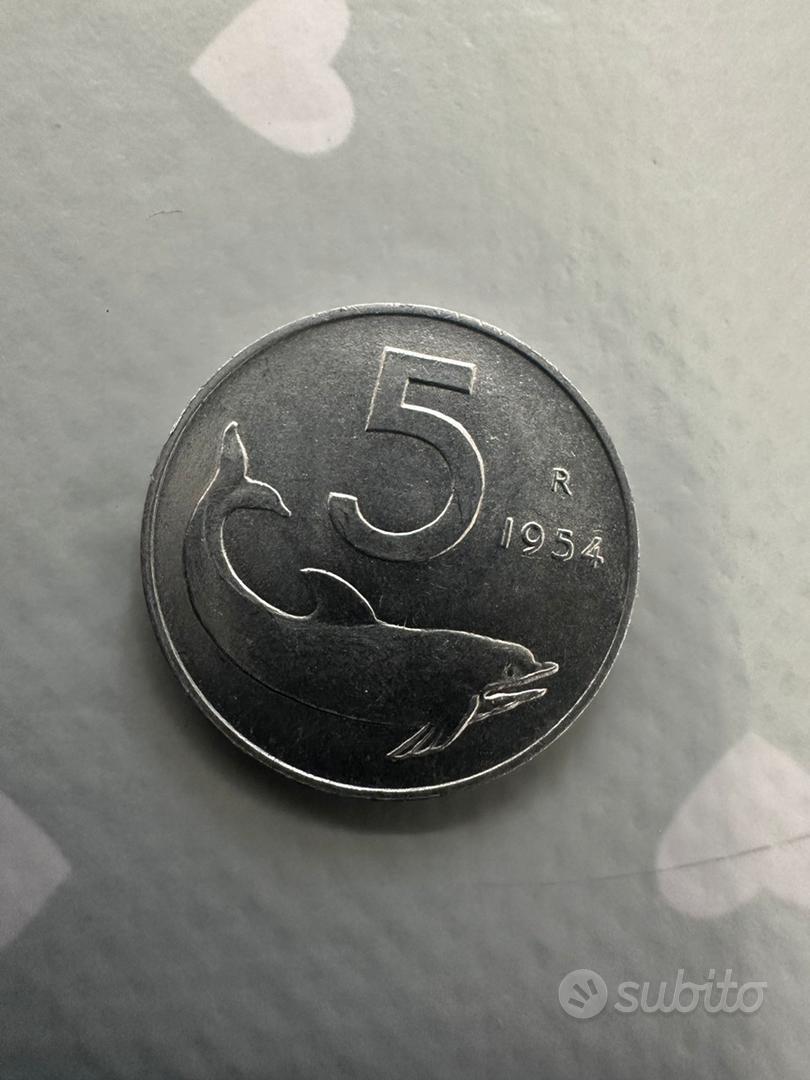 Moneta rara da 5 lire del 1954 - Collezionismo In vendita a Milano