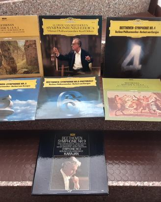 Beethoven, dischi in vinile e CD audio