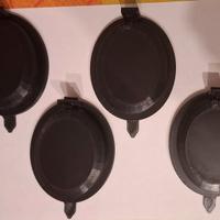 FIAT BARCHETTA TAPPO FARO 4 PEZZI PLASTICA NERA O