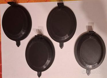 FIAT BARCHETTA TAPPO FARO 4 PEZZI PLASTICA NERA O