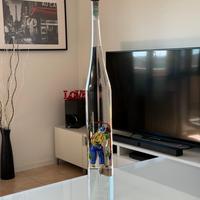 Pezzo unico in vetro soffiato contenente  350 cl