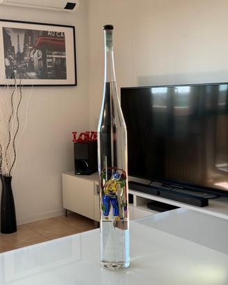 Pezzo unico in vetro soffiato contenente  350 cl