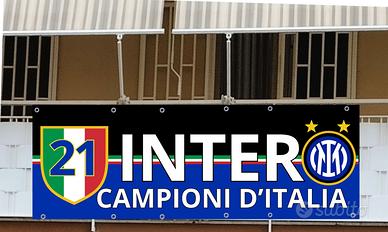 STRISCIONE 3 INTER IN PVC 200X70 CM CAMPIONE D'ITA