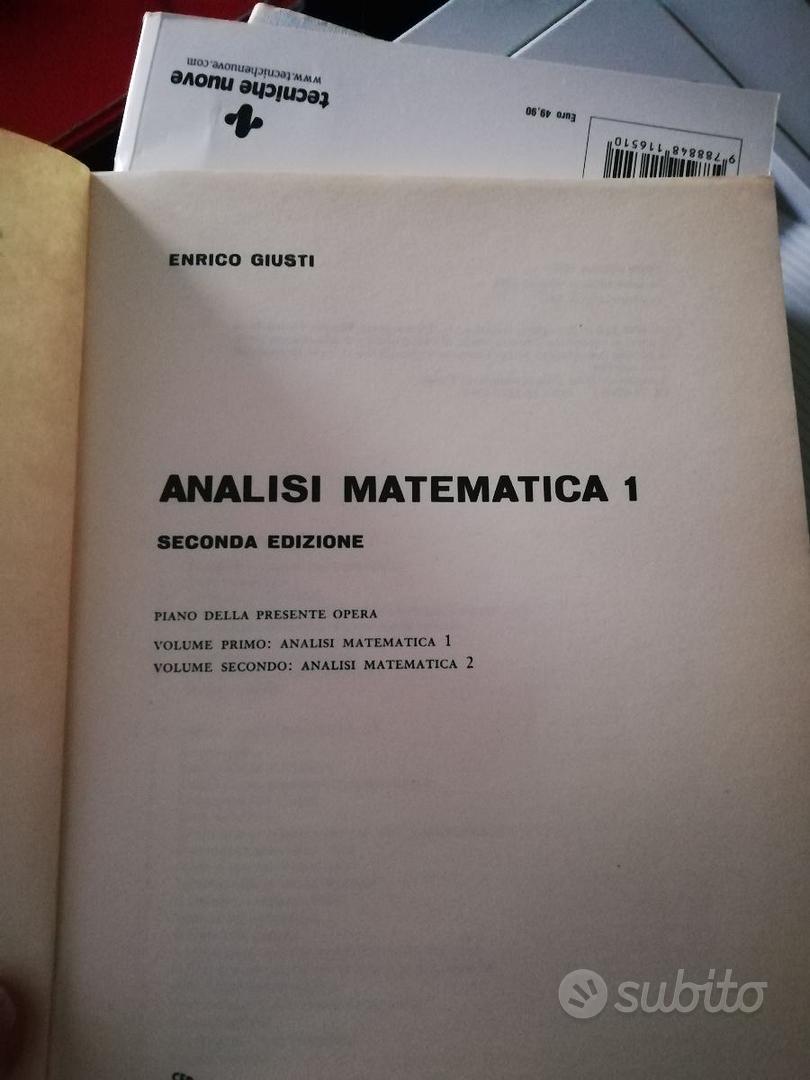 Analisi matematica 1 by Enrico Giusti