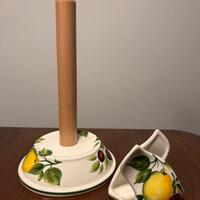 Set porta tovaglioli e porta rotolo cucina