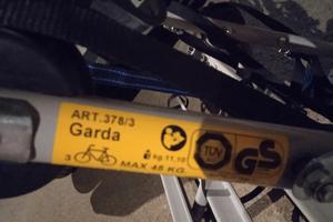 porta bici posteriore