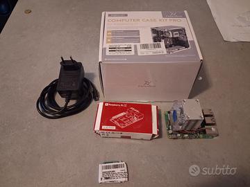 Raspberry PI5 8G+NVME 4x4 128G+Case Freenove+PSU