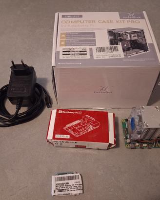 Raspberry PI5 8G+NVME 4x4 128G+Case Freenove+PSU