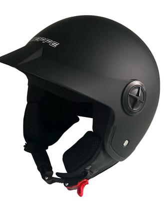 CASCO DIEFFE DEMIJET 3 BOTTONI NERO OPACO