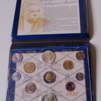 Serie monete 1996 centenario nascita E. Montale