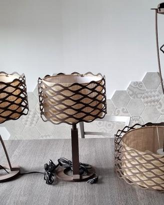 LAMPADARIO+2 LAMPADE COMODINO LA CREU ALSACIA BROW