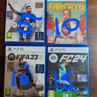 fc 24 ps5- fifa 23 ps5 e ps4 - far cry ps5