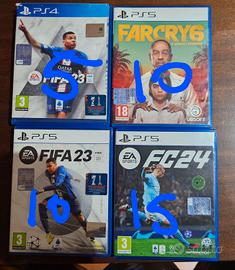 fc 24 ps5- fifa 23 ps5 e ps4 - far cry ps5