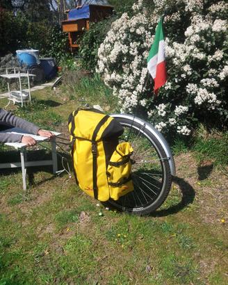 Carrello e borse Extrawheel per ciclourismo