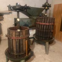 2 Torchi manuali (25Lt e 50Lt)+ Pigiatrice OMAGGIO