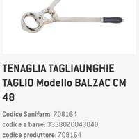 Tenaglia taglia unghie BALZAC