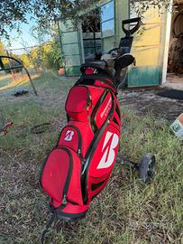 CARRELLO DA GOLF COMPLETO DI MAZZE
