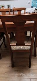 4 sedie legno 