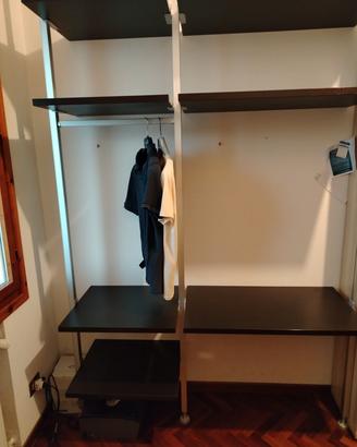 Armadio per cabina, telaio alluminio rinforzato. 