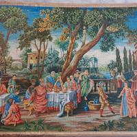 Schema ricamo dipinto a mano vintage