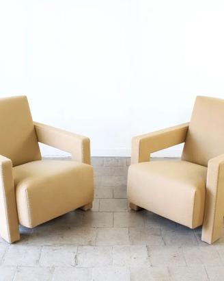 Cassina Poltrona 637 Utrecht in Lana KVDRAT Beige