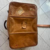 Valigia in cuoio vintage