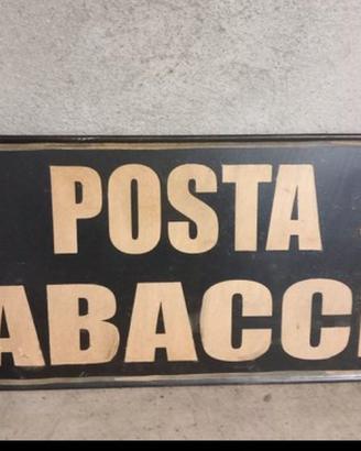  insegna vintage Posta e Tabacchi