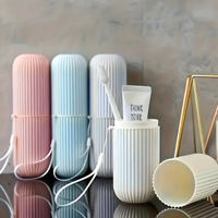 2PZ Porta spazzolino e dentifricio da viaggio.