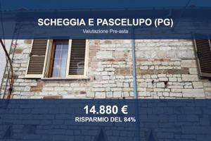 Immobile in asta di 235 m² con box auto a Scheggia