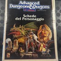 Schede del personaggio Dungeons and Dragons