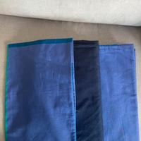 Lenzuola blu/ viola letto singolo