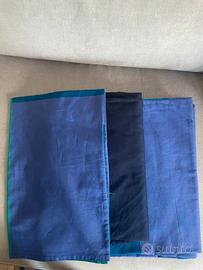 Lenzuola blu/ viola letto singolo