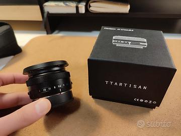 Obiettivo Ttartisan 27mm f2.8 pancake Fujifilm