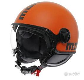 CASCO MOMO DESIGN FGTR CLASSIC ARANCIONE OPACO