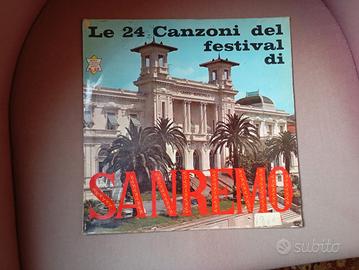 disco vinile le 24 canzoni del festival di Sanremo