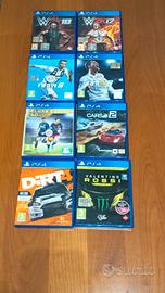 Lotto 8 Giochi PS4-PS5 originali Calcio & Motori