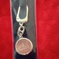 (CARAVELLE) PORTACHIAVI CON 500 LIRE ARGENTO