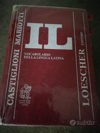 Vocabolario lingua latina Castiglioni Mariotti
