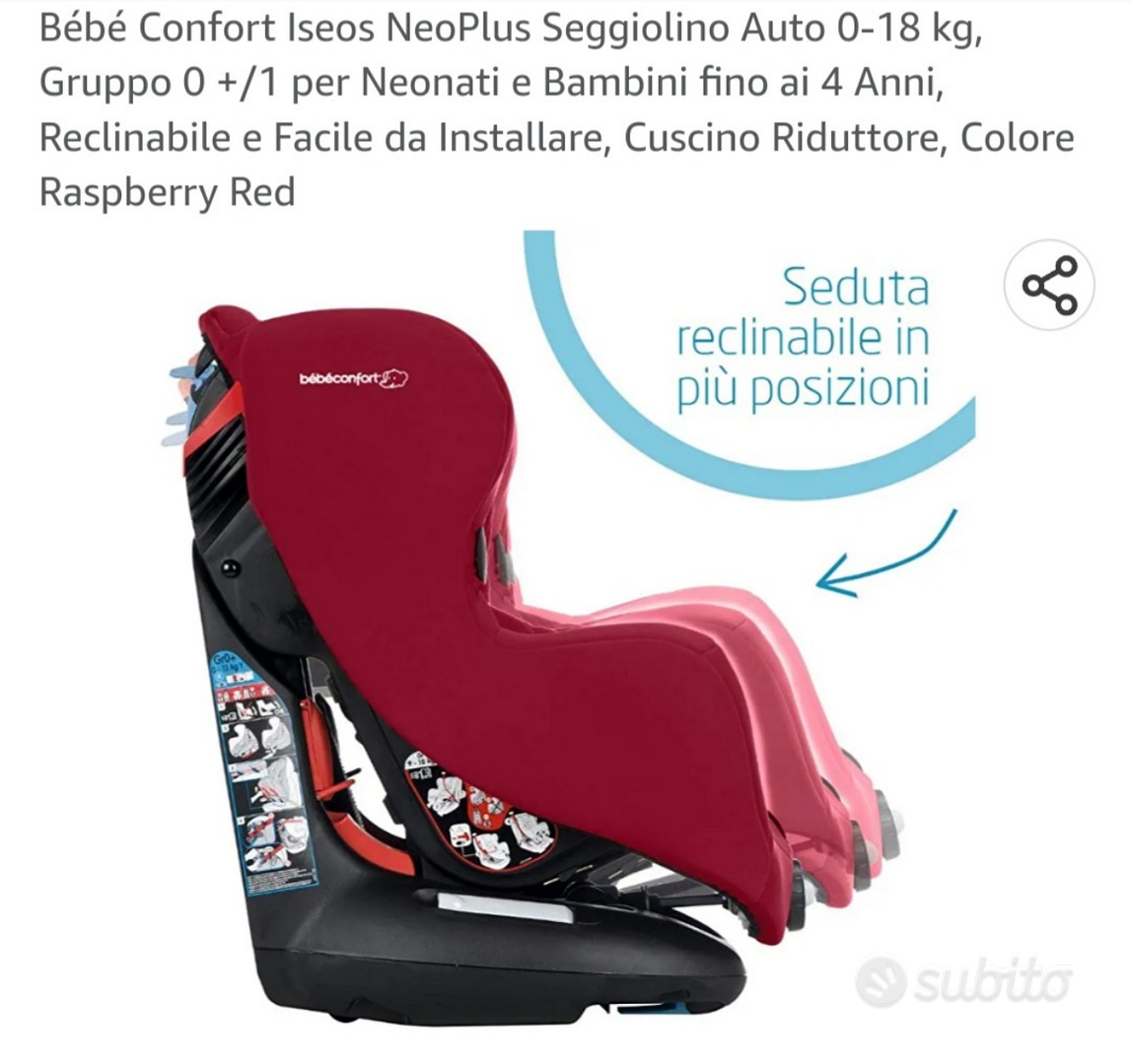 Seggiolone auto 0-18 kg Bebecomfort Iseos NeoPlus - Tutto per i bambini In  vendita a Roma
