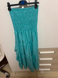 Vestito verde acqua